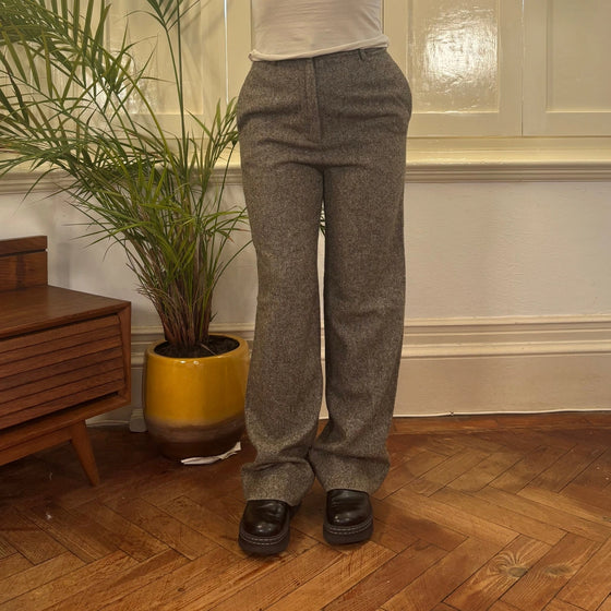 Vintage grey Max Mara Trousers - womens 27" waist