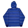 Patagonia Striped Jacket - Large Blue Polyester