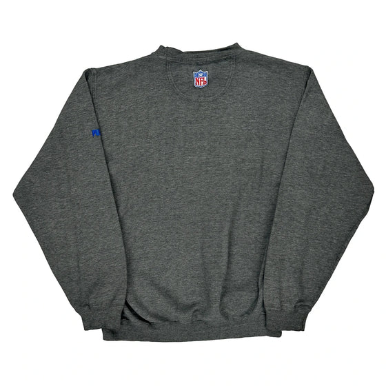 Colts Football Puma Graphic Sweatshirt - Large Grey Cotton Blend