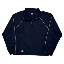  Adidas Windbreaker - Large Navy Polyester