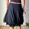 Vintage black Patrice Breal Cargo Skirt - womens 29" waist