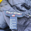 Rare 90S Original Polo Sport Jacket - Medium Yellow Polyester