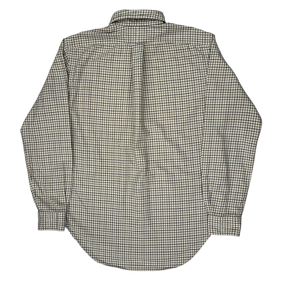 Ralph Lauren Checked Shirt - Small Beige Cotton