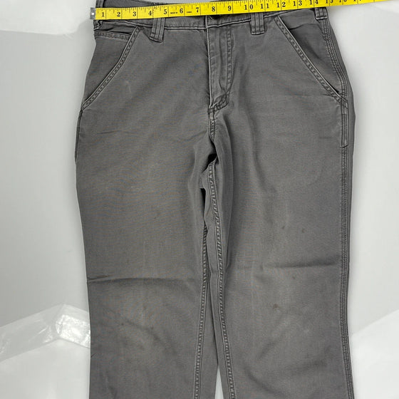 Carhartt Trousers - 28W UK 8 Grey Cotton Blend