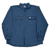 Carhartt Checked Shirt - 2XL Blue Cotton