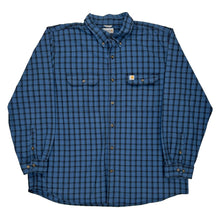  Carhartt Checked Shirt - 2XL Blue Cotton