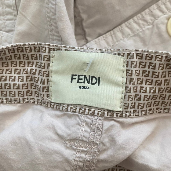 Vintage beige Fendi Shorts - womens 28" waist