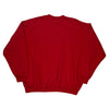 Adidas Logo Adidas Spellout Sweatshirt - XL Red Cotton Blend