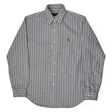  Ralph Lauren Striped Shirt - Medium Multicoloured Cotton