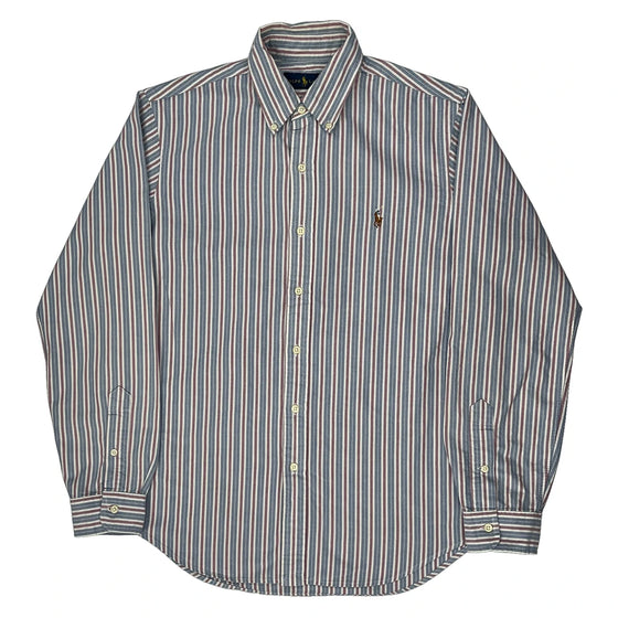 Ralph Lauren Striped Shirt - Medium Multicoloured Cotton