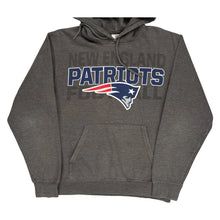  New England Patriots N.F.L. Team Apparel Nfl Hoodie - Large Grey Cotton Blend