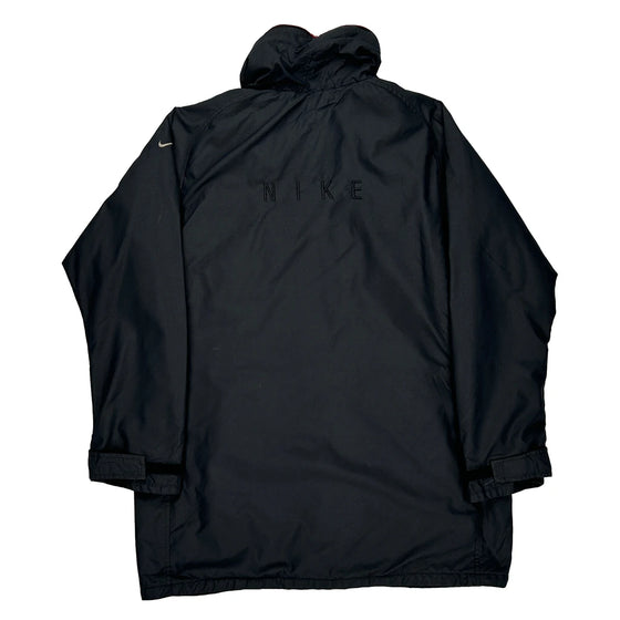 Nike Coat - Large Black Polyester