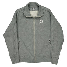  Nike Zip Up - Large Grey Cotton Blend