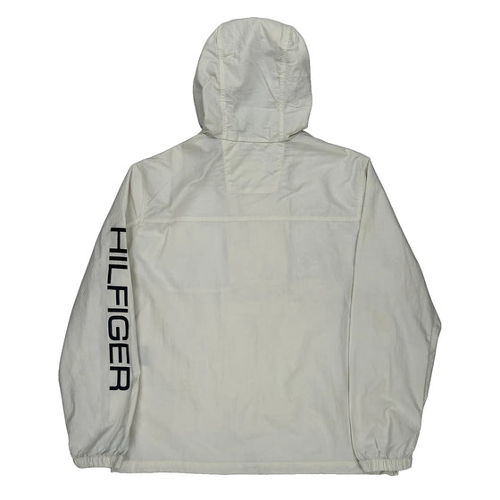 Tommy Hilfiger Windbreaker - Large Cream Nylon