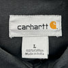 Western Style Carhartt Checked Shirt - Large Black Cotton