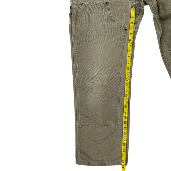 Carhartt Double Knee Carpenter Trousers - 31W 29L - Beige Cotton