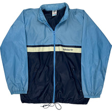  Adidas Windbreaker Jacket - Medium - Blue Nylon