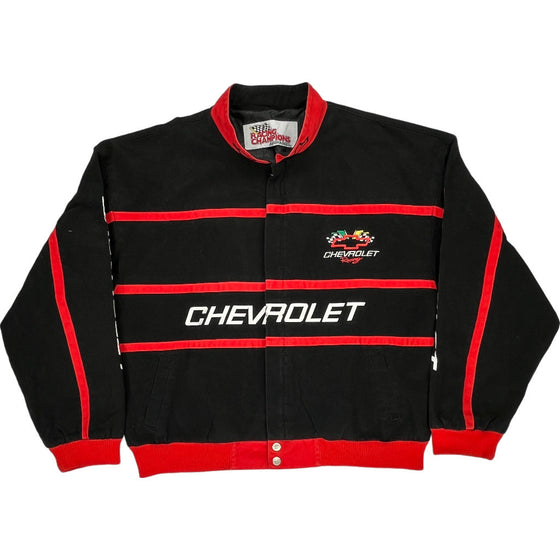 Racing Champions Chevrolet NASCAR Jacket - XL - Black Cotton