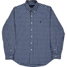  Ralph Lauren Check Shirt - Large - Blue Cotton