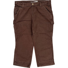  Carhartt BN2323-W Loose Fit Cargo Trousers - 33W 23L - Brown Cotton Blend