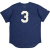 Majestic Vikings Baseball Jersey - Medium - Blue Polyester