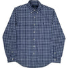 Ralph Lauren Slim Fit Check Shirt - Medium - Blue Cotton