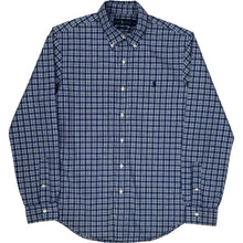  Ralph Lauren Slim Fit Check Shirt - Medium - Blue Cotton