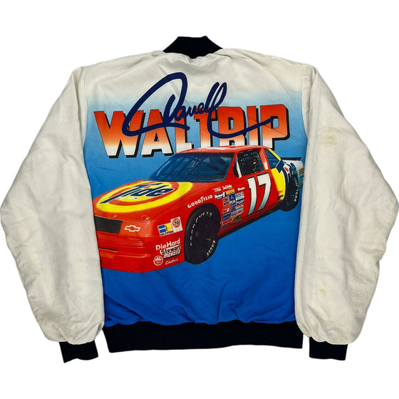 Eagle Ridge Darrell Waltrip NASCAR Racing Jacket - Medium - Blue Polyester