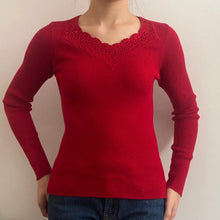  Vintage red Carla Ferroni Jumper - womens small