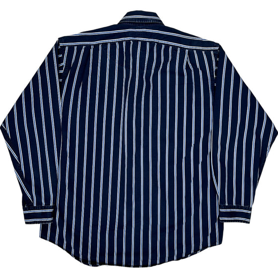 Ralph Lauren Striped Shirt - 3XL - Navy Cotton