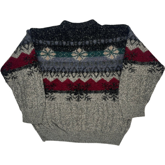 WIN 1950 Fair Isle Wool Sweater - Medium - Multicoloured