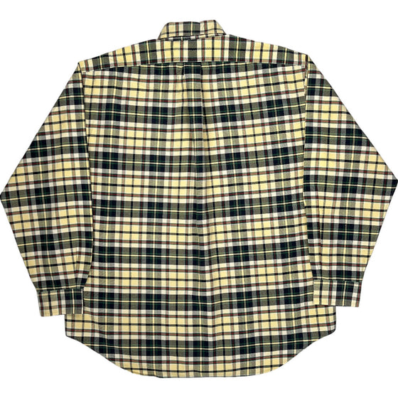 Ralph Lauren Big Shirt Plaid Check Shirt - Medium - Multicoloured Cotton