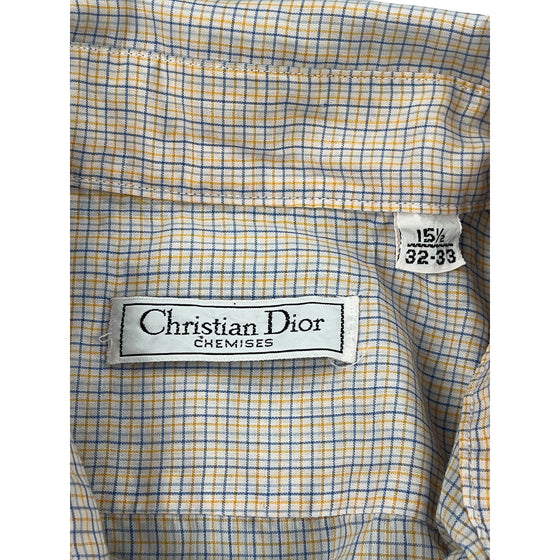 Christian Dior Chemises Checked Shirt - Medium - Multicoloured Cotton