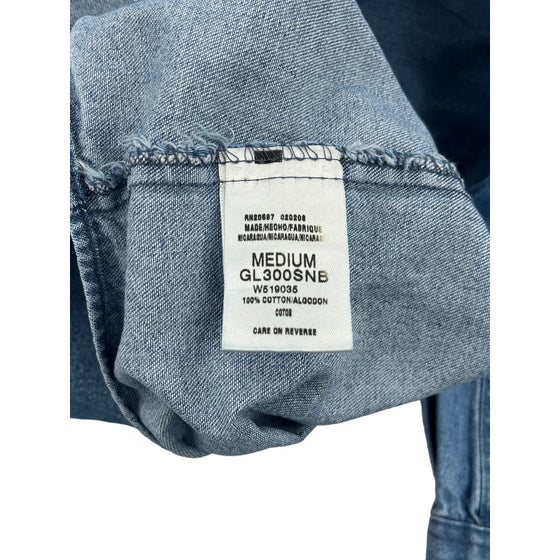 Dickies Denim Shirt - Medium - Blue Cotton