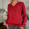 Vintage red Polo Jeans Jumper - womens small