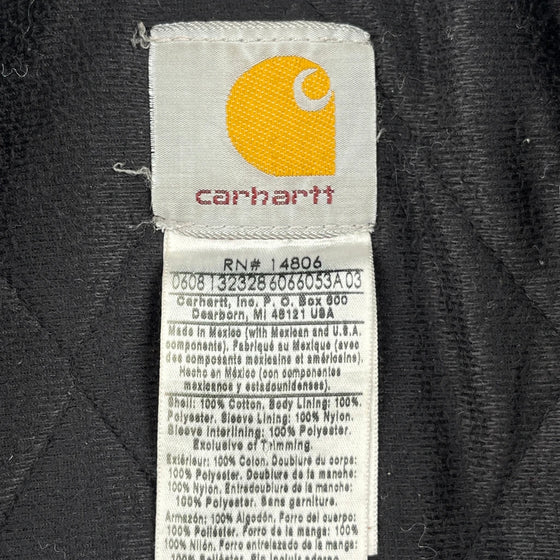 Carhartt Oversized Jacket - 2XL Black Cotton