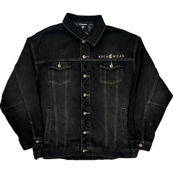 Rocawear Denim Jacket - XL - Black Cotton