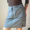 Vintage blue Gas Mini Skirt - womens 29" waist