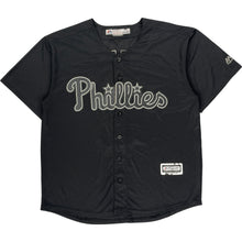  Majestic Phillies Baseball Jersey - Small - Black Polyester