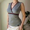 Vintage grey Gucci Top - womens small