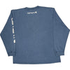 Carhartt Long Sleeve Logo Long Sleeve T-Shirt - XL - Blue Cotton