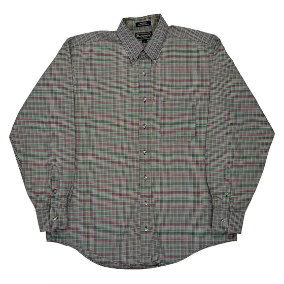 Burberry Checked Shirt - Large Multicoloured Cotton