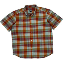  Stussy Plaid Short Sleeve Shirt - Medium - Multicoloured Cotton