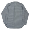 Ralph Lauren Collarless Shirt - Medium Blue Cotton