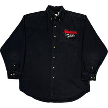  Winner's Circle 'The Intimidator' Button-Up Shirt - Large - Black