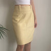 Vintage yellow Dolce & Gabbana Mini Skirt - womens 28" waist