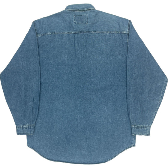 Levis Denim Shirt - Medium - Blue Cotton