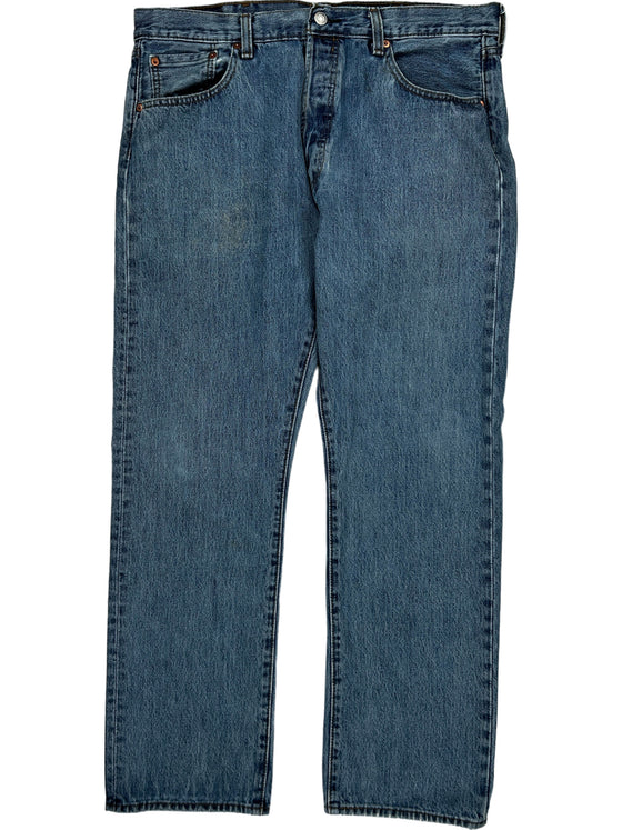 Levis 501 Jeans - W38 L32 Blue Cotton