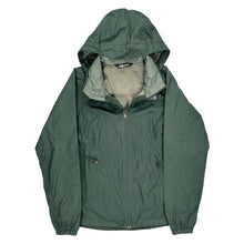  The North Face Waterproof Windbreaker - Small Green Nylon