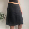 Vintage black Prada Mini Skirt - womens 28" waist